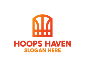 Basketball Window Pattern logo