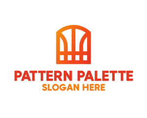Basketball Window Pattern logo