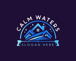 Water Pressure Cleaning logo design