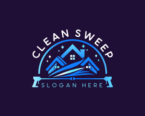 Water Pressure Cleaning logo design