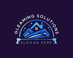 Water Pressure Cleaning logo design