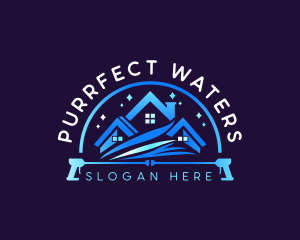 Water Pressure Cleaning logo design