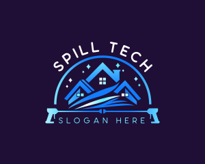 Water Pressure Cleaning logo design