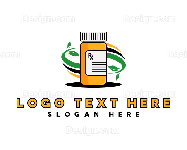 Pharmaceutical Medical Pill Logo