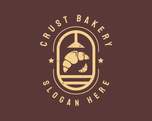 Croissant Bread Bakery logo design