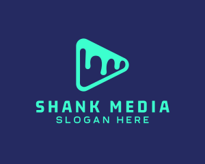 Melted Media Player logo design