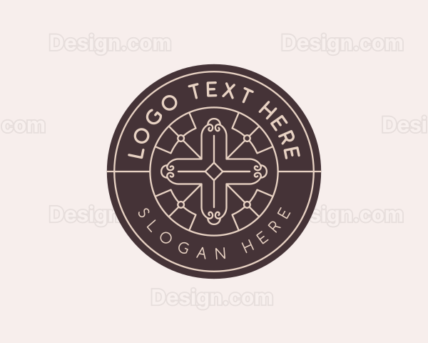 Religious Christian Cross Logo