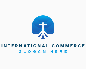 International Travel Airline logo design