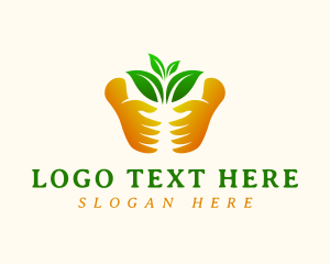 Hand Gloves Plant logo