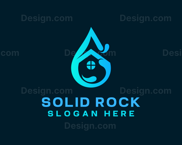 Water House Splash Logo