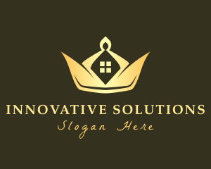 Elegant Crown House Logo