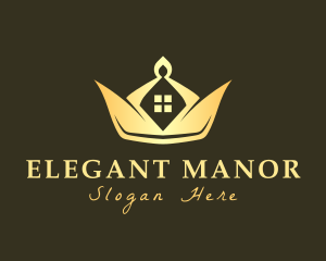 Elegant Crown House logo design