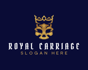 Royal Skull Crown logo design