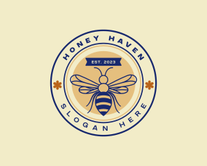 Honey Flower Apiary logo design