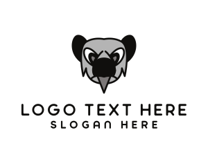 Angry Koala Bear Head logo