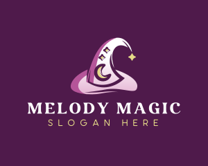 Magical Wizard Hat Logo