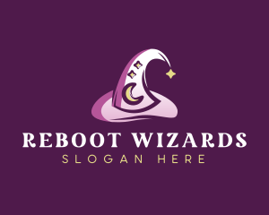 Magical Wizard Hat logo design