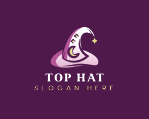 Magical Wizard Hat logo design