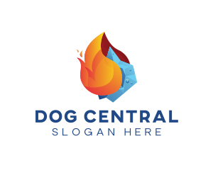 Hot Cold Air Conditioning logo design