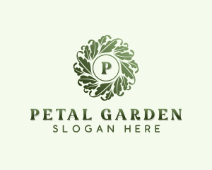 Organic Herbal Leaves logo design