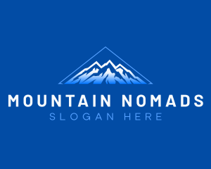 Alpine Mountain Everest logo design