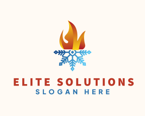 Flame Snowflake Energy logo