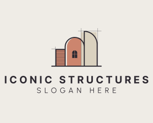 Urban Building Structure logo design