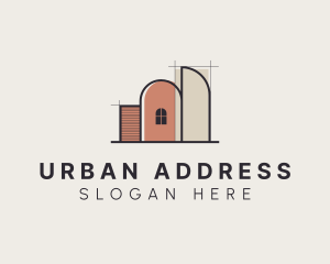 Urban Building Structure logo design