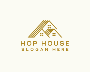 Roof Housing Builder logo design