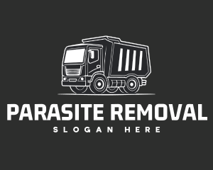 Rubbish Dump Truck logo design