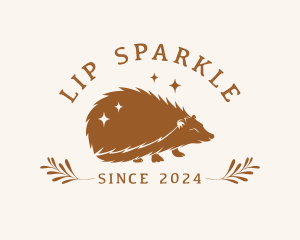 Hedgehog Animal Pet logo design