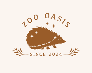 Hedgehog Animal Pet logo design