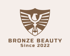 Bronze Eagle Crest logo design