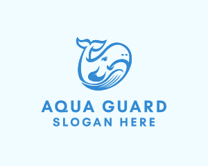 Whale Shark Animal  logo design