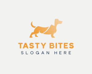 Cute Dachshund Dog logo