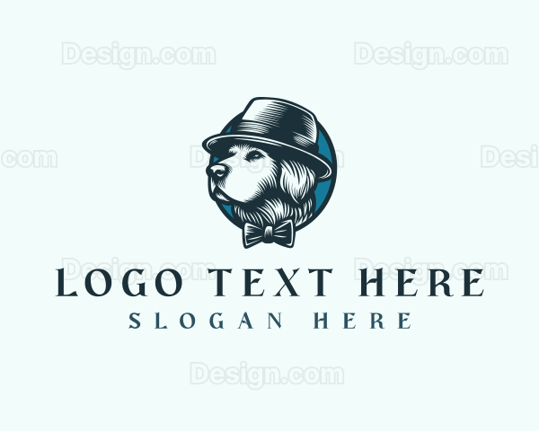 Dog Hat Bowtie Logo