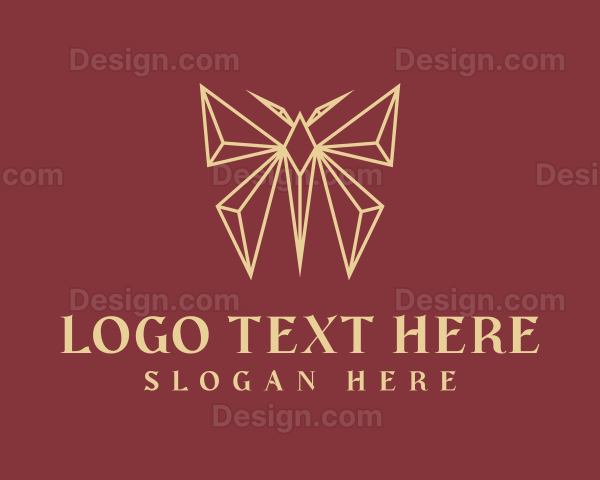 Premium Geometric Butterfly Logo