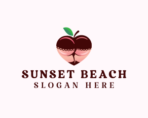 Sexy Peach Lingerie logo design