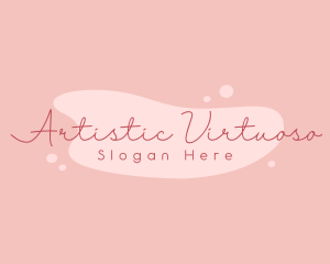 Feminine Splatter Paint  logo design