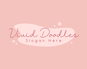 Feminine Splatter Paint  logo design