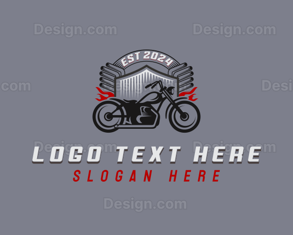 Vintage Motorcycle Vehicle Logo