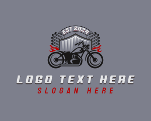 Vintage Motorcycle Vehicle Logo