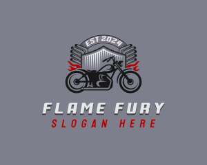 Vintage Motorcycle Vehicle logo design