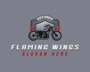 Vintage Motorcycle Vehicle logo design