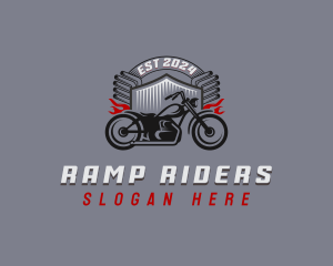 Vintage Motorcycle Vehicle logo design