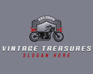 Vintage Motorcycle Vehicle logo design