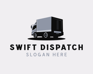 Logistic Import Truck Delivery logo design