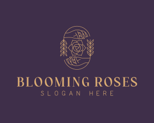 Rose Flower Decorator logo design