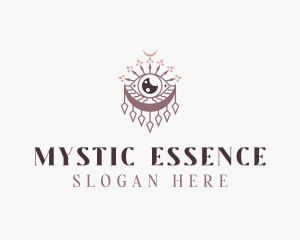 Mystic Boho Eye Moon logo design