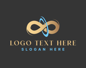 Social Media - Infinite Loop Swoosh logo design